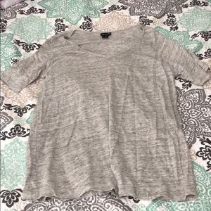 Grey Linen Tee
